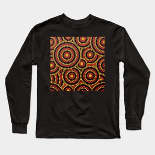 Awesome Aboriginal Dot Art Long Sleeve T-Shirt